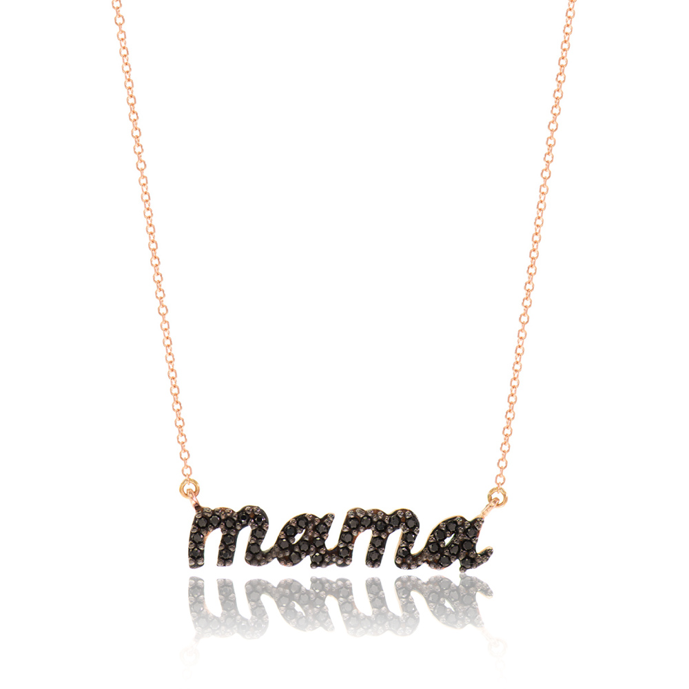 Mama Script Pendant Necklace in Gold | Kendra Scott