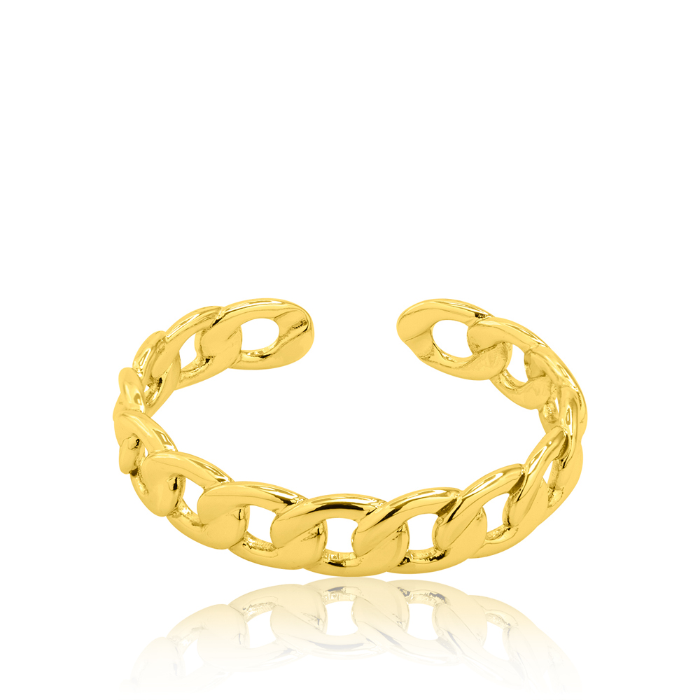 gold plated brass bracelet