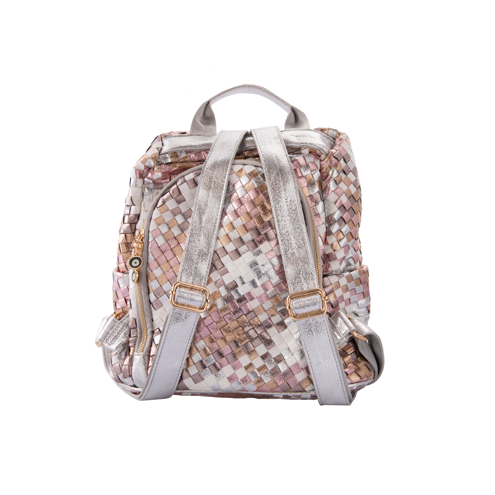 Multicolor leather backpack best sale