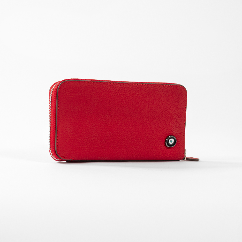 hazama Rock 'n' roll leather wallet 赤 Anna Maria Mazaraki