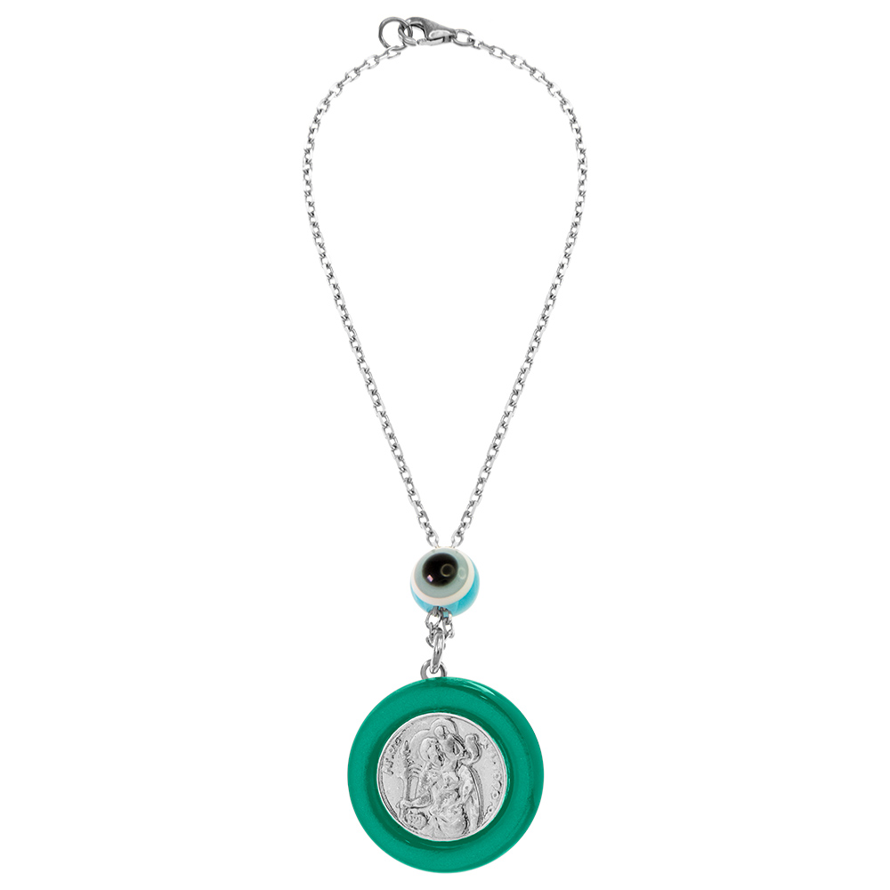 saint christopher car charm