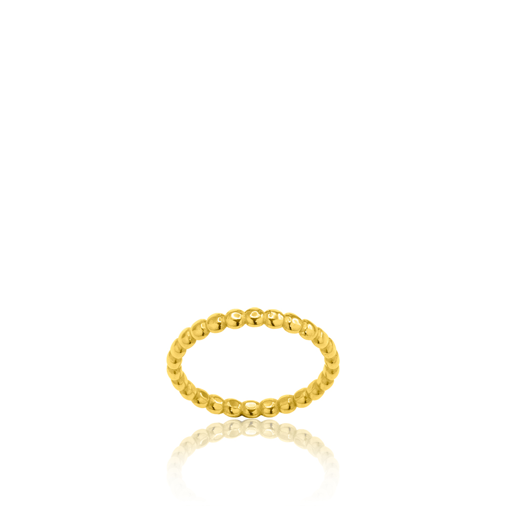 Simple gold store plated rings