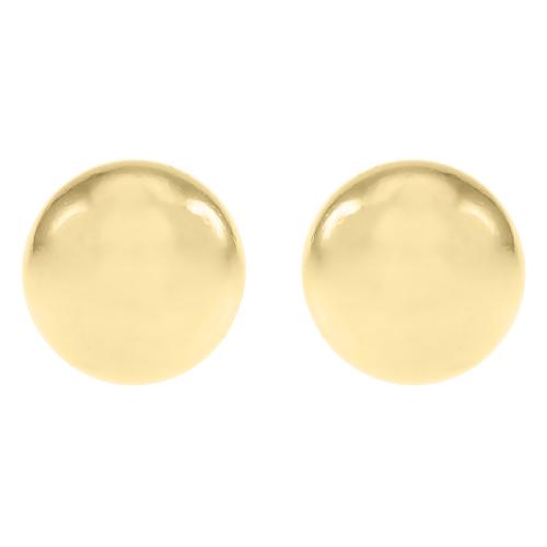 Σκουλαρίκια κίτρινο χρυσό Κ14, με μπίλια 4mm.