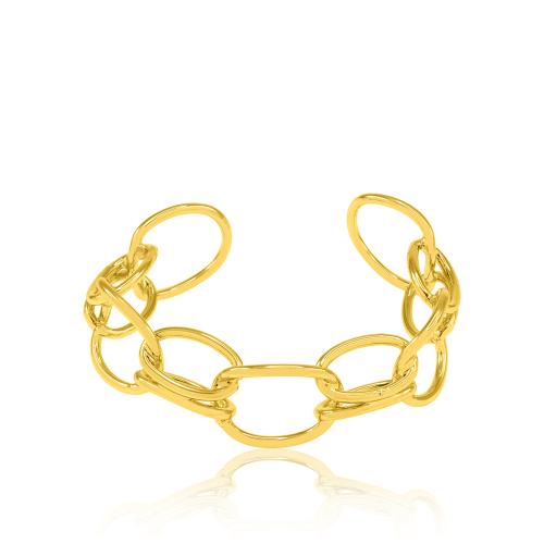 24Κ Yellow gold plated brass bracelet.