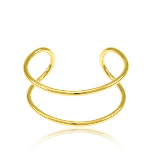24Κ Yellow gold plated brass bracelet.