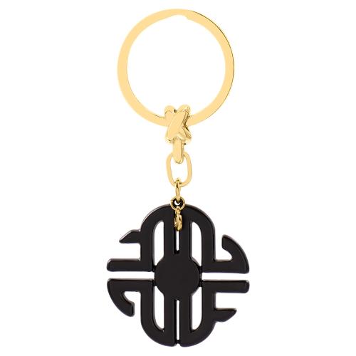 Charm - key ring 2024, yellow gold plated alloy.