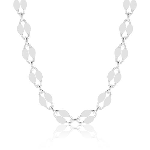Sterling silver necklace, chain.